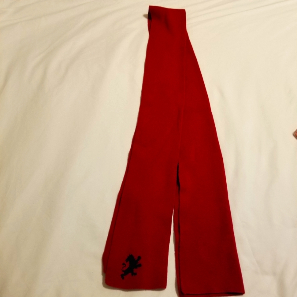 Express Burgundy Cotton Royal Lion Scarf